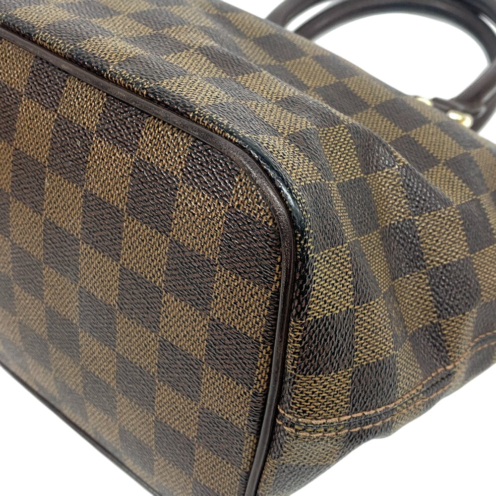 LOUIS VUITTON Handbag N51183 leather Brown Damier Saleya PM Women Used Authentic