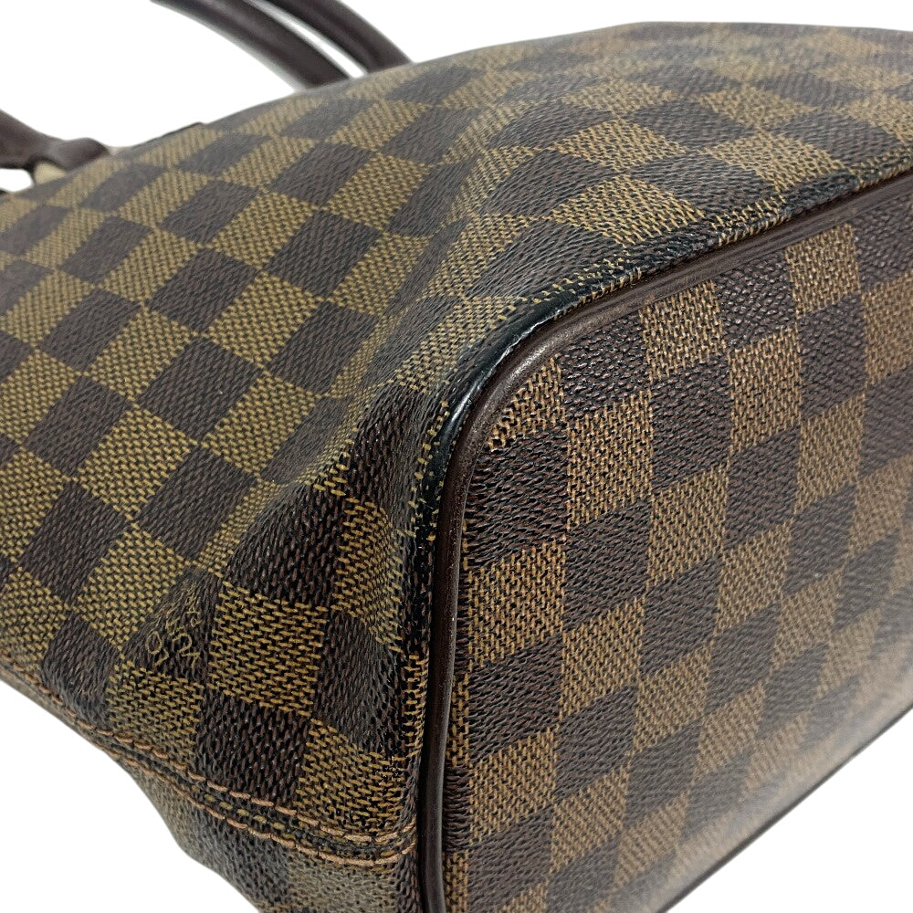 LOUIS VUITTON Handbag N51183 leather Brown Damier Saleya PM Women Used Authentic