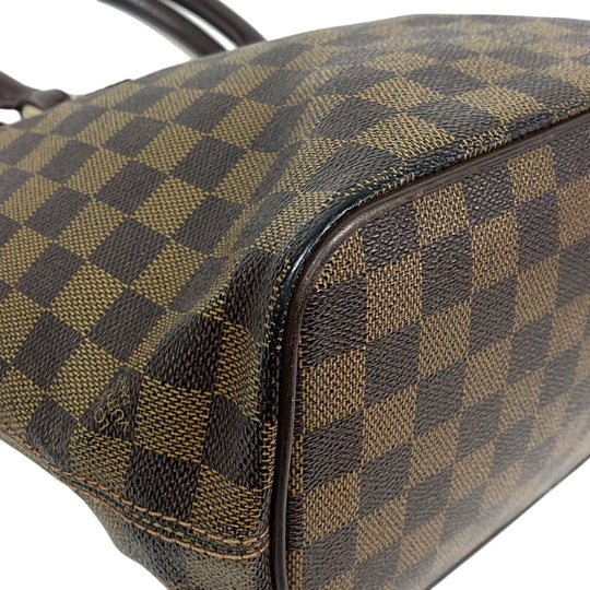 LOUIS VUITTON Handbag N51183 leather Brown Damier Saleya PM Women Used Authentic