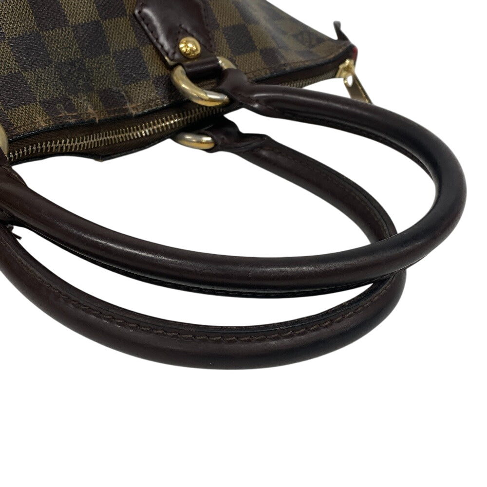 LOUIS VUITTON Handbag N51183 leather Brown Damier Saleya PM Women Used Authentic