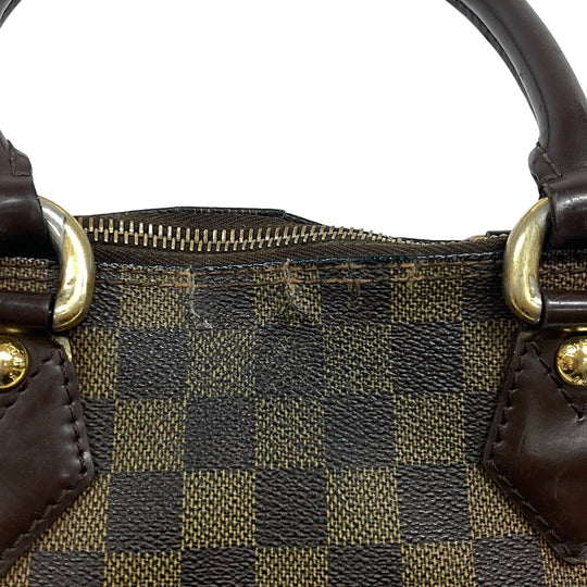 LOUIS VUITTON Handbag N51183 leather Brown Damier Saleya PM Women Used Authentic