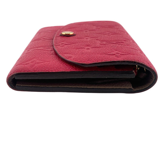 LOUIS VUITTON Long Wallet Purse M62371 Monogram Ann Platt pink Portefeuille Emily Women Used Authentic