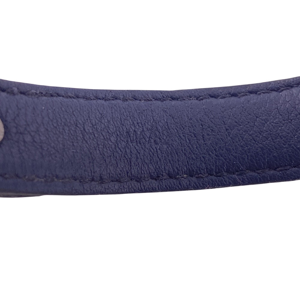 LOUIS VUITTON bracelet M6782 black Monogram Eclipse LV cut out bracelet Women(Unisex) 18 Used Authentic