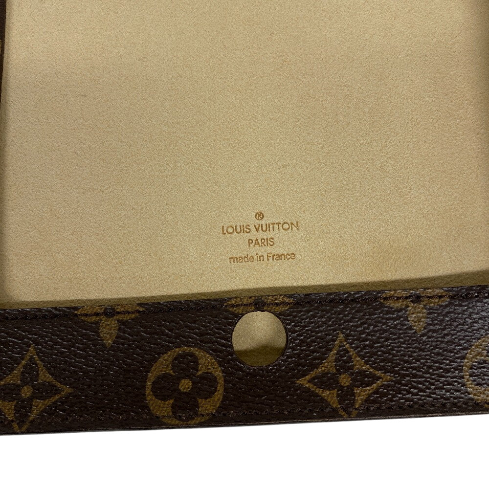 LOUIS VUITTON Other accessories M93803 Goat leather Brown iPad case Etui iPad Monogram(Unisex) Used Authentic