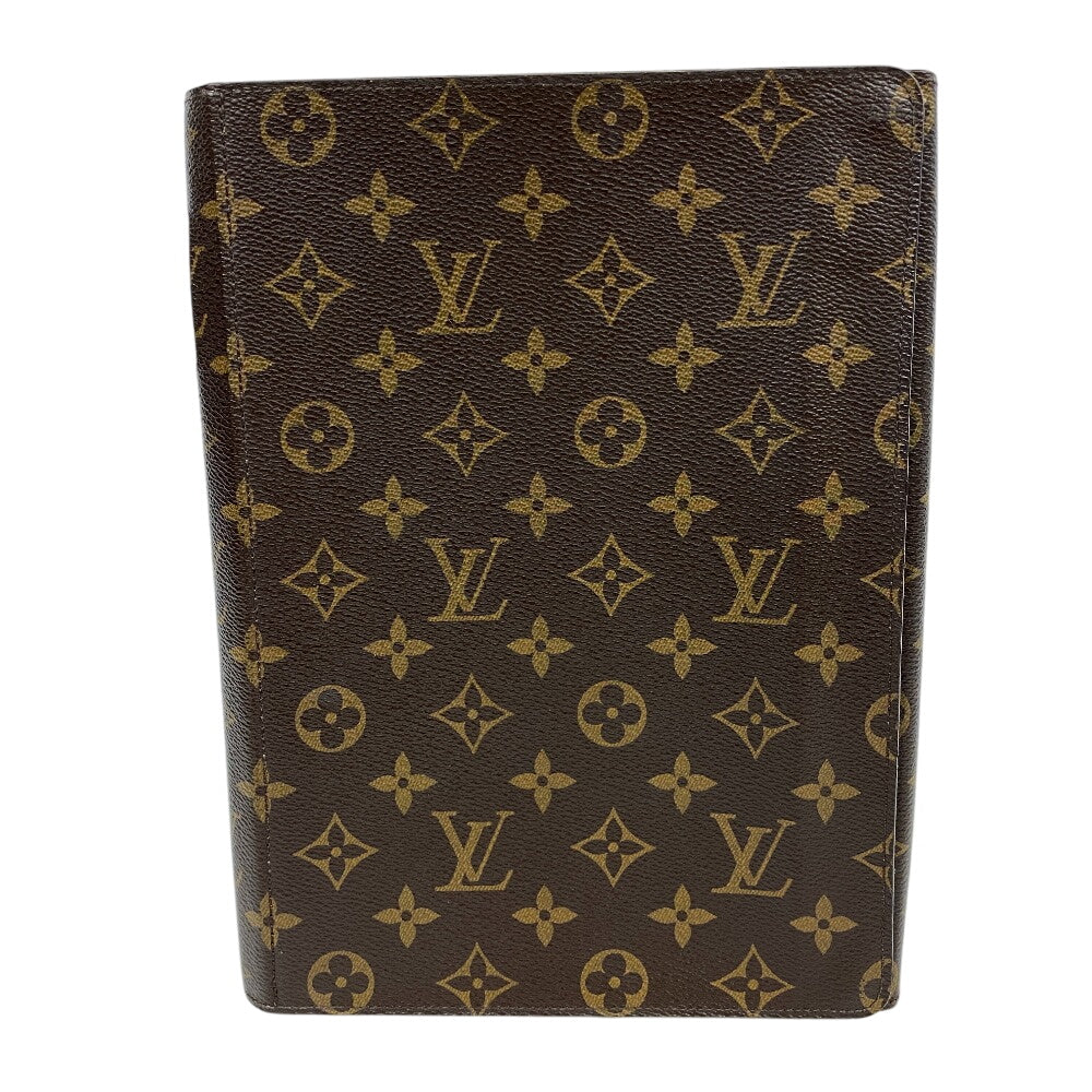 LOUIS VUITTON Other accessories M93803 Goat leather Brown iPad case Etui iPad Monogram(Unisex) Used Authentic