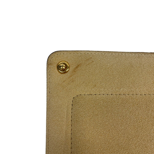 LOUIS VUITTON Other accessories M93803 Goat leather Brown iPad case Etui iPad Monogram(Unisex) Used Authentic