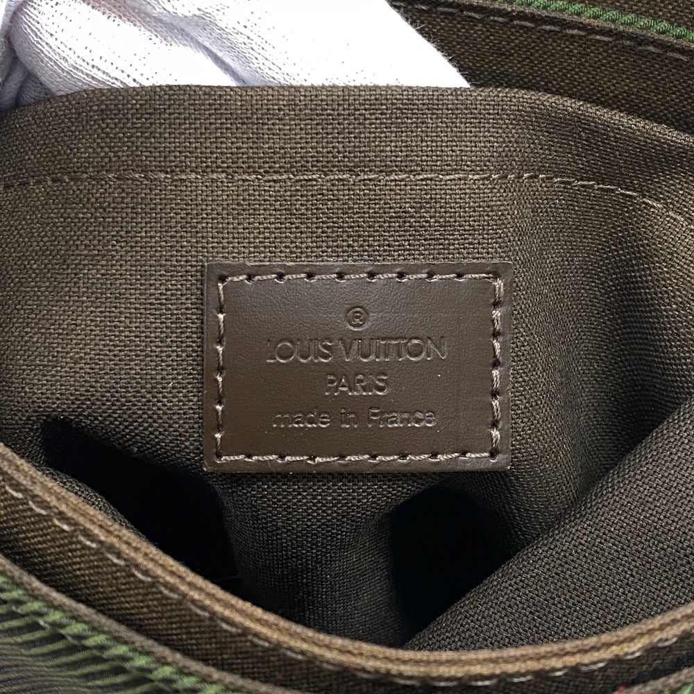 LOUIS VUITTON Shoulder Bag M30898 leather Brown Taiga Saratov PM mens Used Authentic