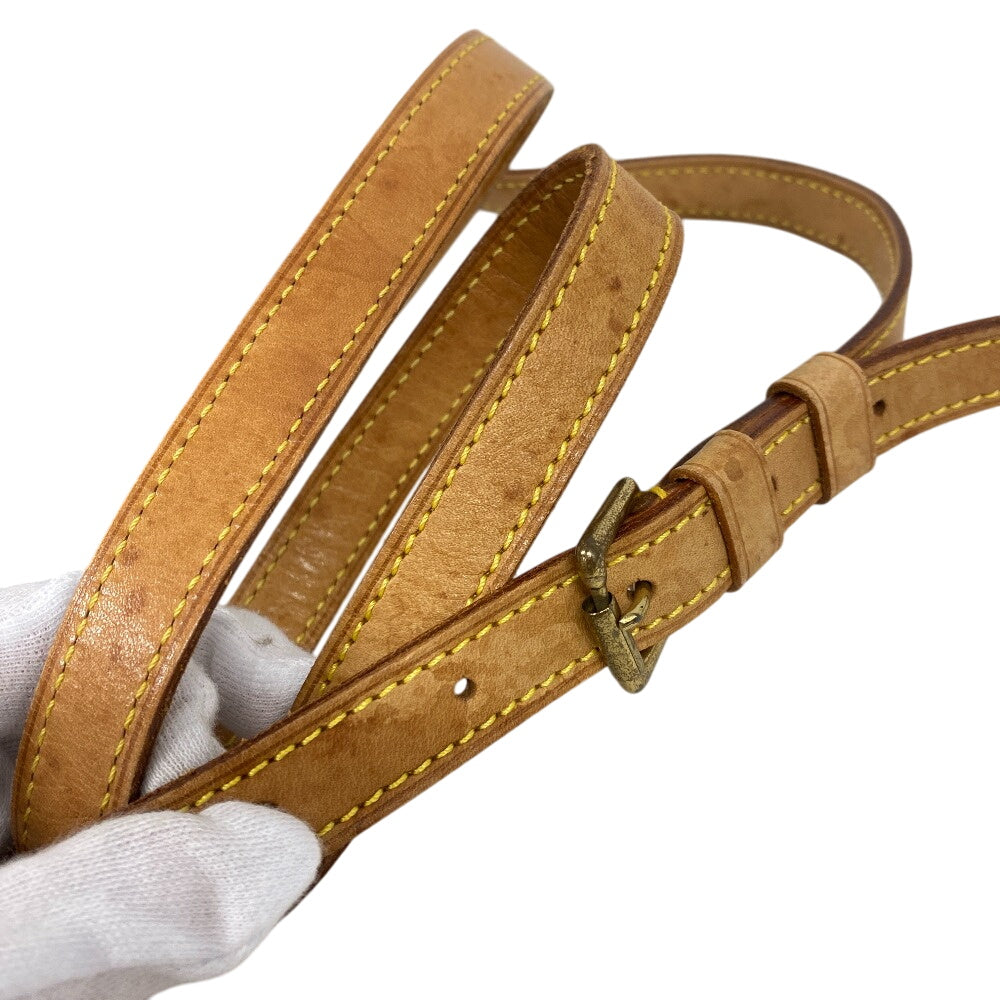 LOUIS VUITTON Shoulder Bag M51165 leather Brown Monogram Vivasite PM Women Used Authentic