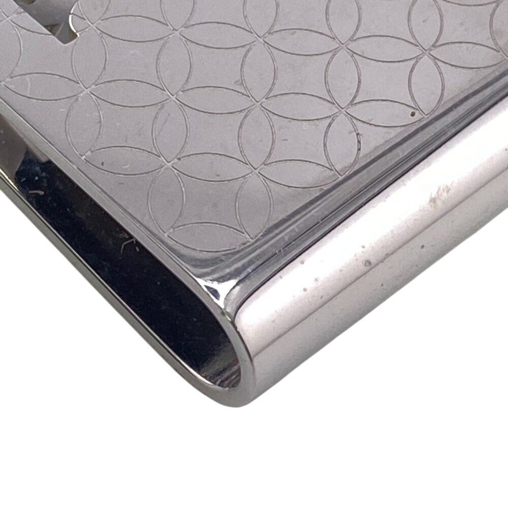 LOUIS VUITTON Money clip M65041 Steel Silver LV logo building clip champs elyses mens(Unisex) Used Authentic