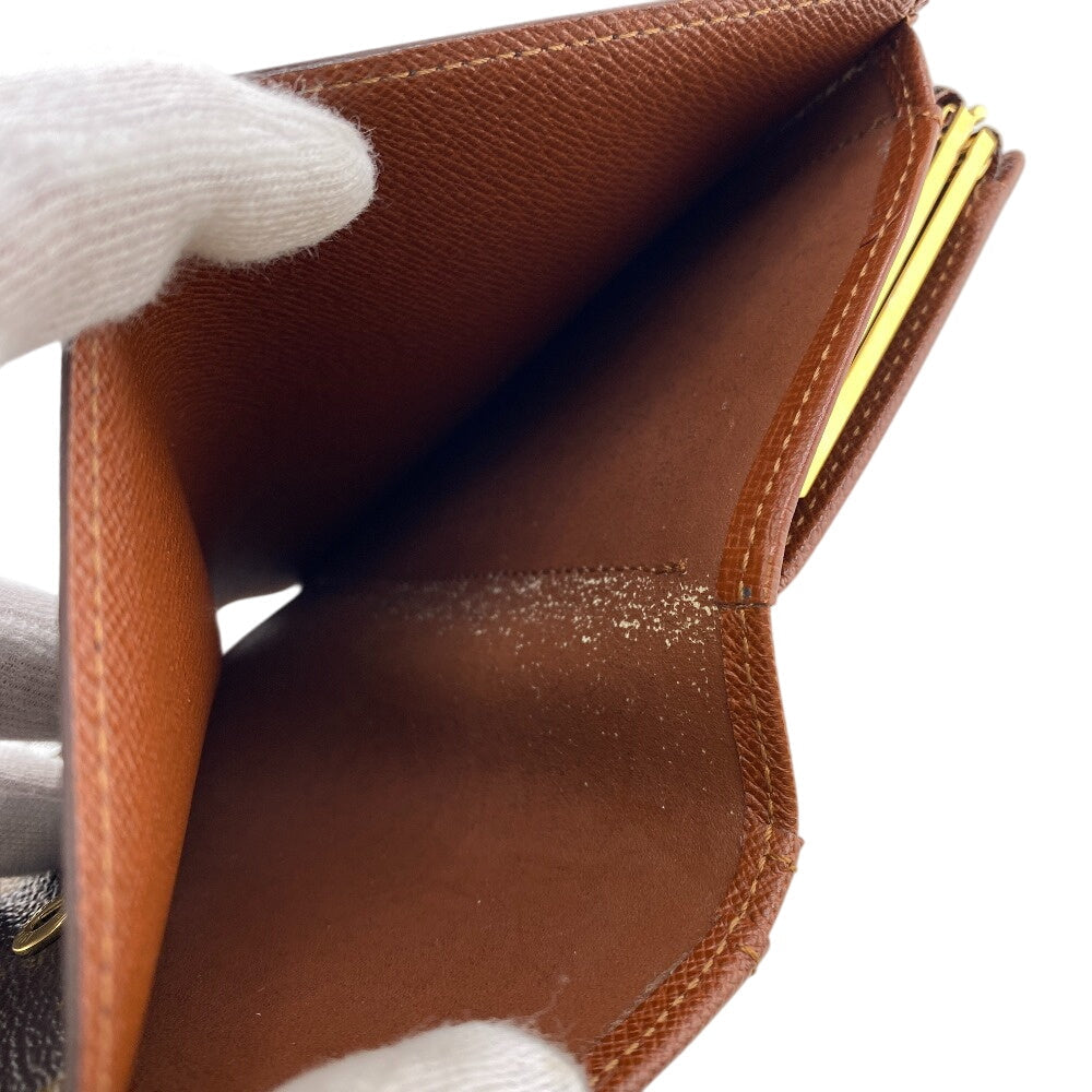 LOUIS VUITTON Bifold Wallet M61663 leather Brown Monogram Portefeuille Viennoiserie
