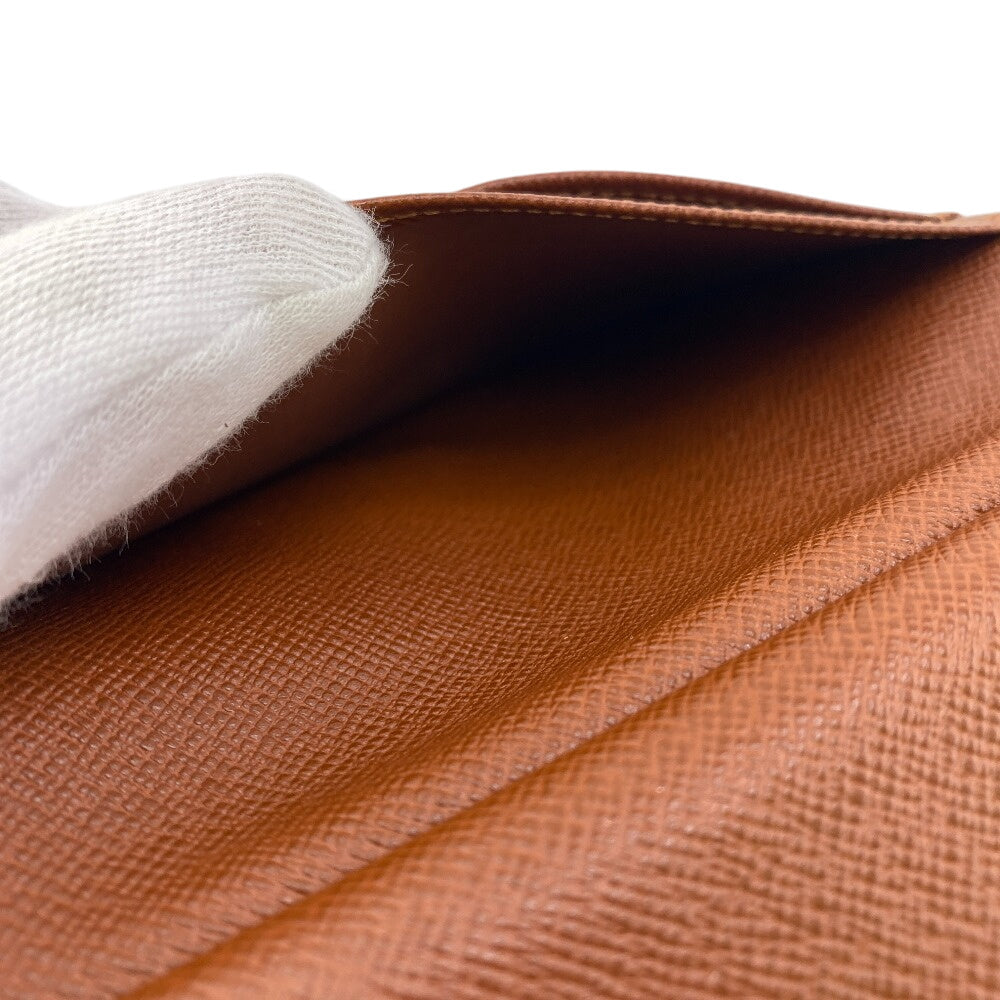 LOUIS VUITTON Bifold Wallet M61663 leather Brown Monogram Portefeuille Viennoiserie