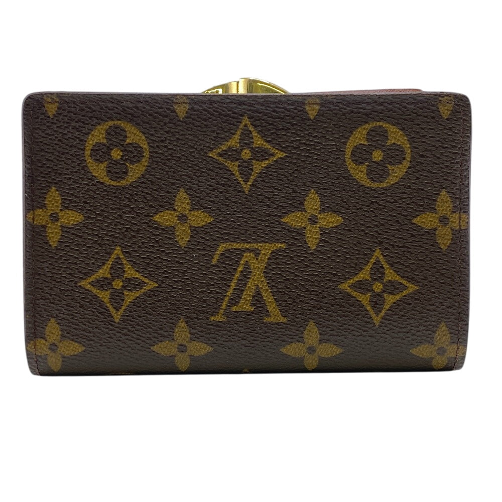 LOUIS VUITTON Bifold Wallet M61663 leather Brown Monogram Portefeuille Viennoiserie