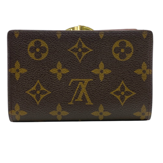 LOUIS VUITTON Bifold Wallet M61663 leather Brown Monogram Portefeuille Viennoiserie