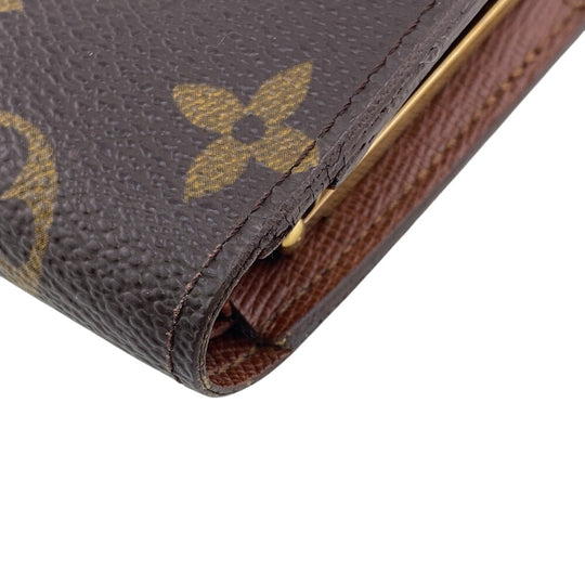 LOUIS VUITTON Bifold Wallet M61663 leather Brown Monogram Portefeuille Viennoiserie