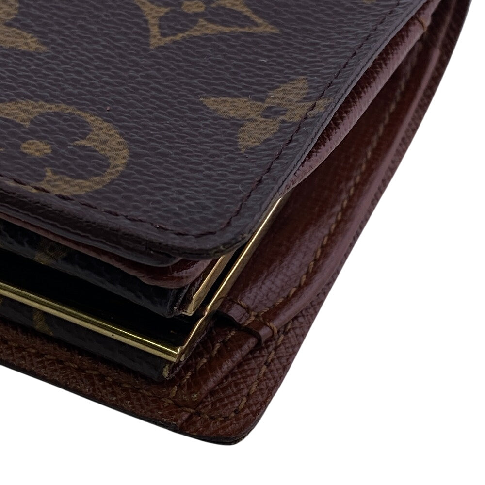 LOUIS VUITTON Bifold Wallet M61663 leather Brown Monogram Portefeuille Viennoiserie