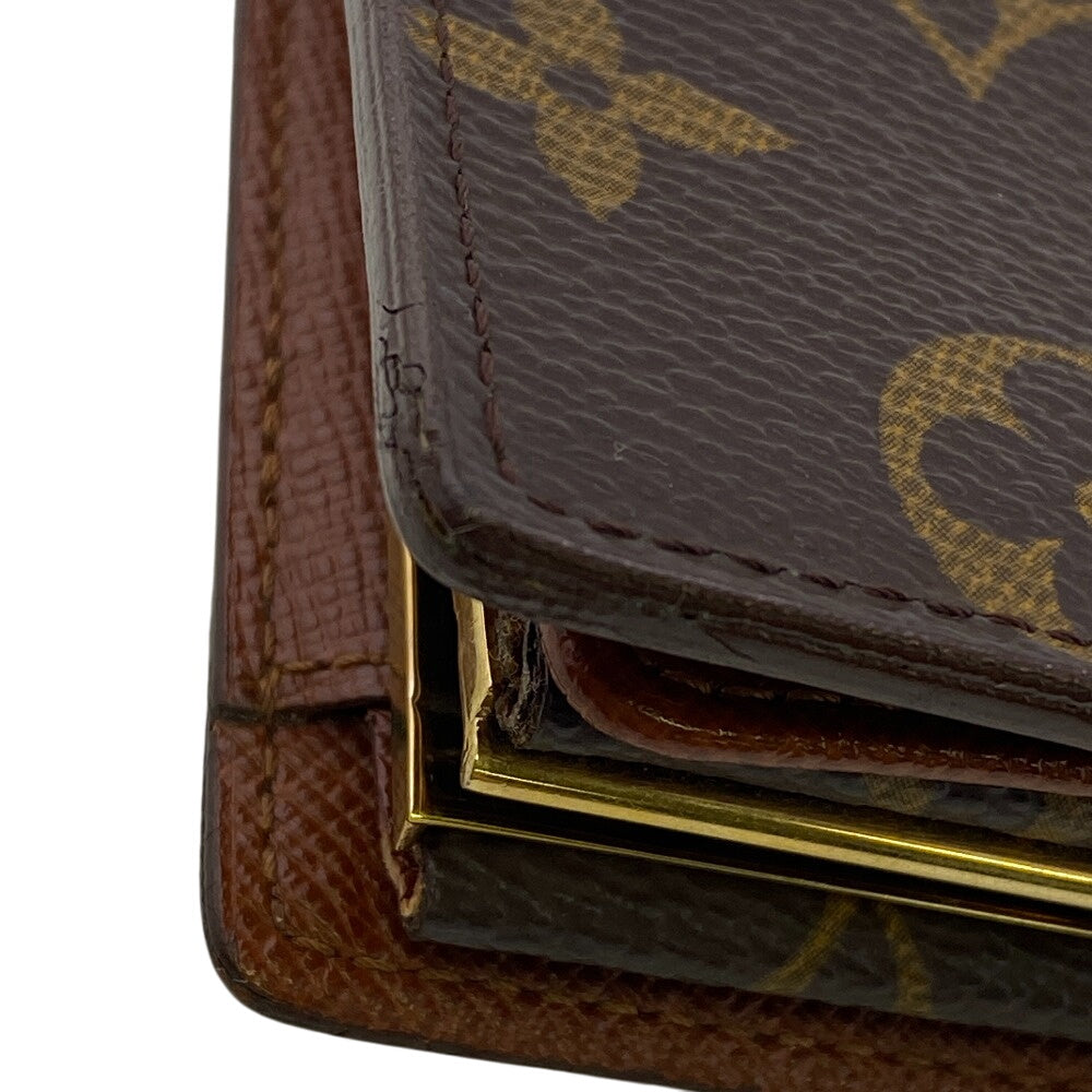 LOUIS VUITTON Bifold Wallet M61663 leather Brown Monogram Portefeuille Viennoiserie