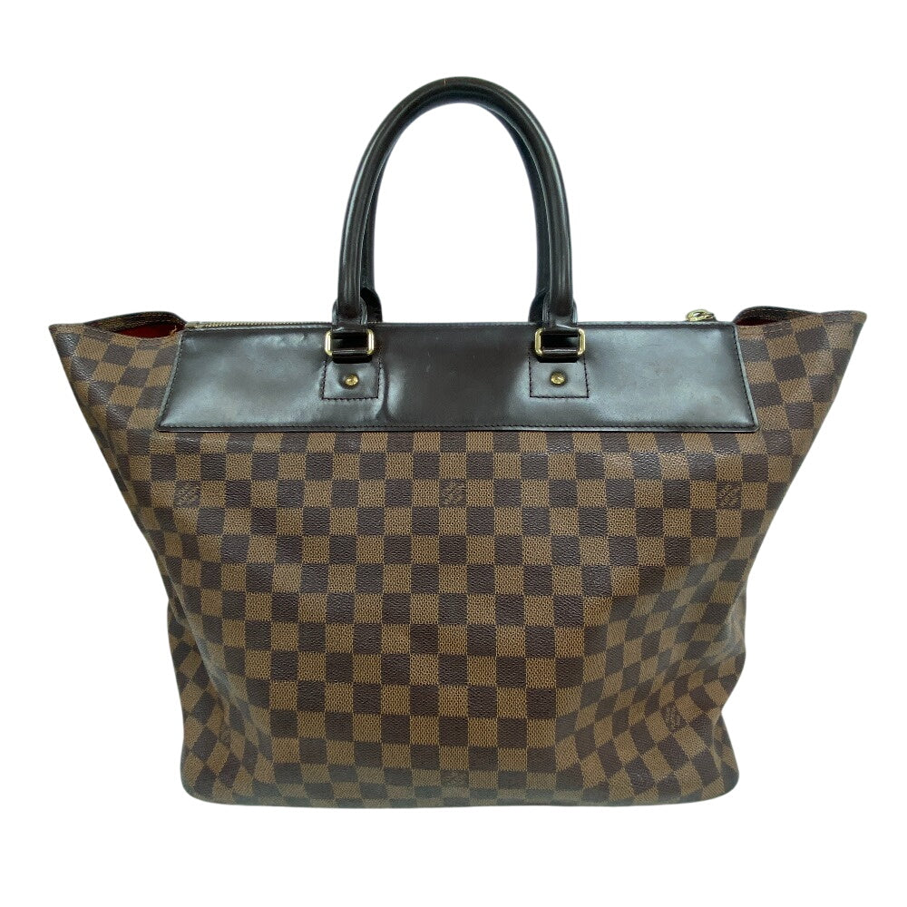 LOUIS VUITTON Handbag N41163 leather Brown Boston Duffel bag Damier Neo Greenwich unisex(Unisex) Used Authentic
