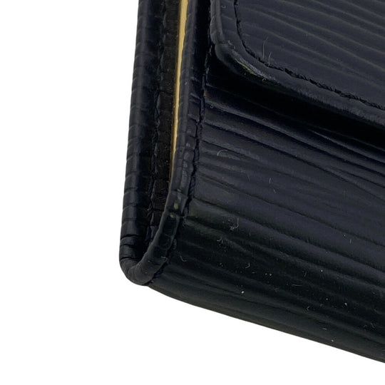 LOUIS VUITTON Key case Key holder  M63812 Noir Epi Multicles6 Women(Unisex) Used Authentic