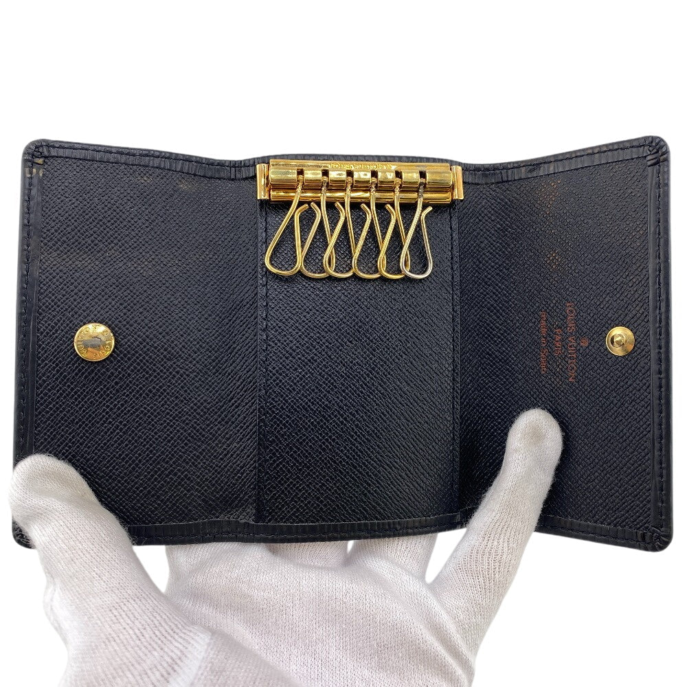 LOUIS VUITTON Key case Key holder  M63812 Noir Epi Multicles6 Women(Unisex) Used Authentic