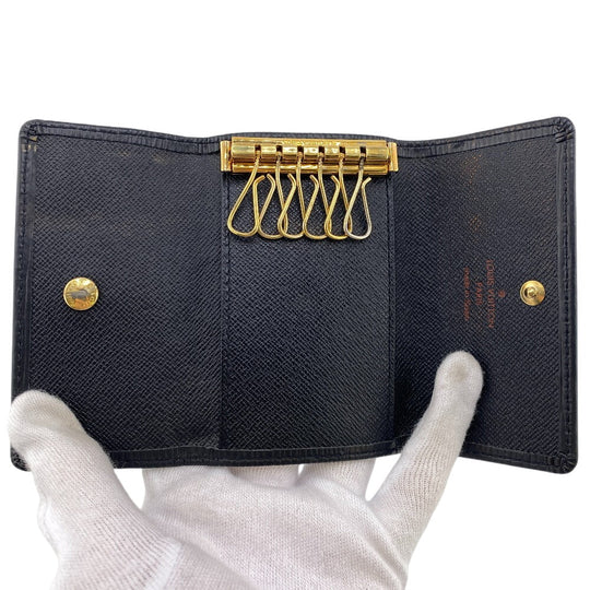 LOUIS VUITTON Key case Key holder  M63812 Noir Epi Multicles6 Women(Unisex) Used Authentic