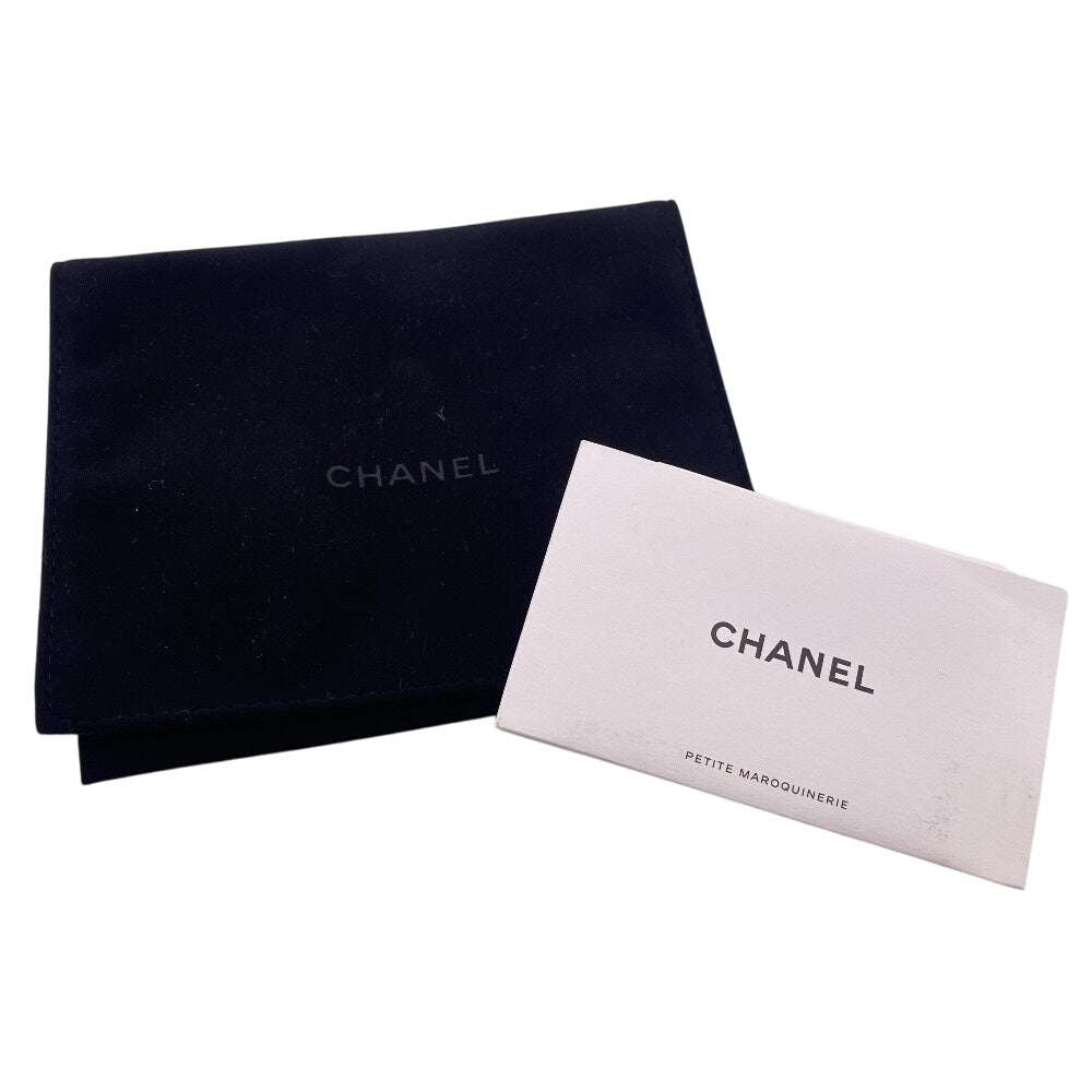 CHANEL Coin case lambskin pink Matrasse COCO Mark chanel 19 Women Used Authentic