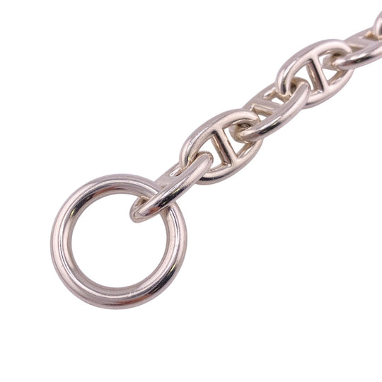 HERMES bracelet Silver925 Silver 17 frames Chene DunkleMM Women(Unisex) Used Authentic