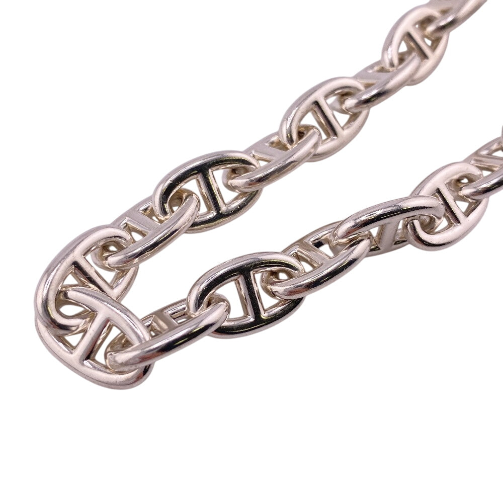 HERMES bracelet Silver925 Silver 17 frames Chene DunkleMM Women(Unisex) Used Authentic