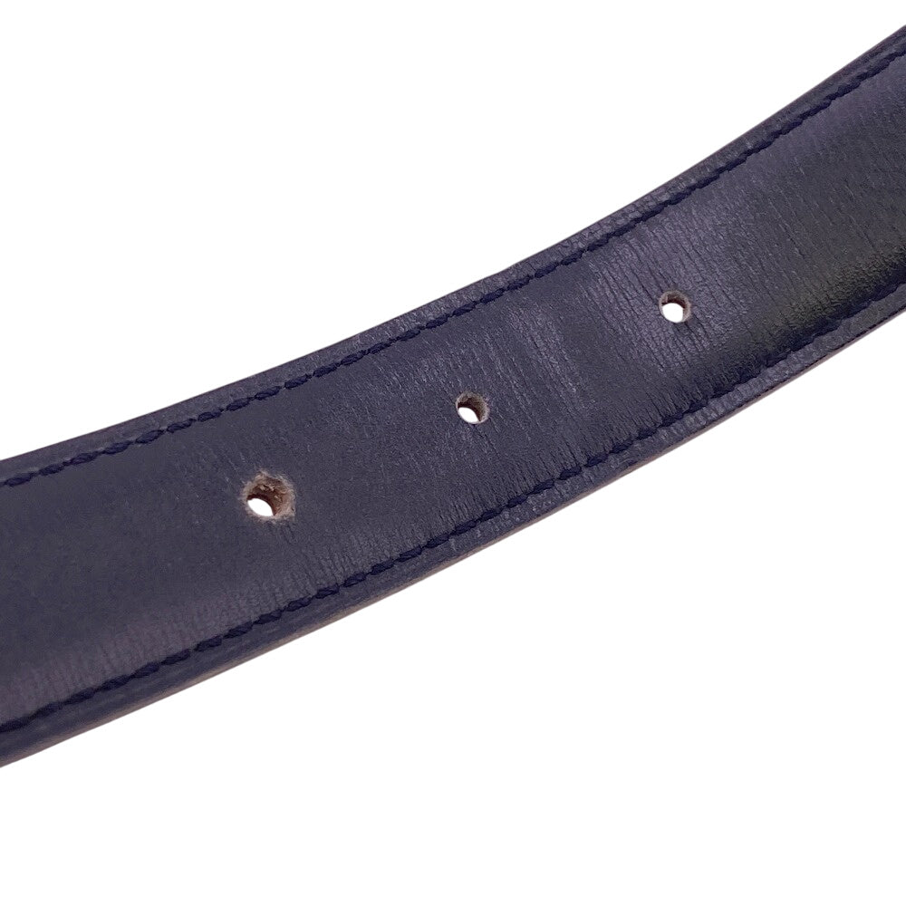 HERMES belt leather Brown 1 Mini Constance H Belt Women Used Authentic