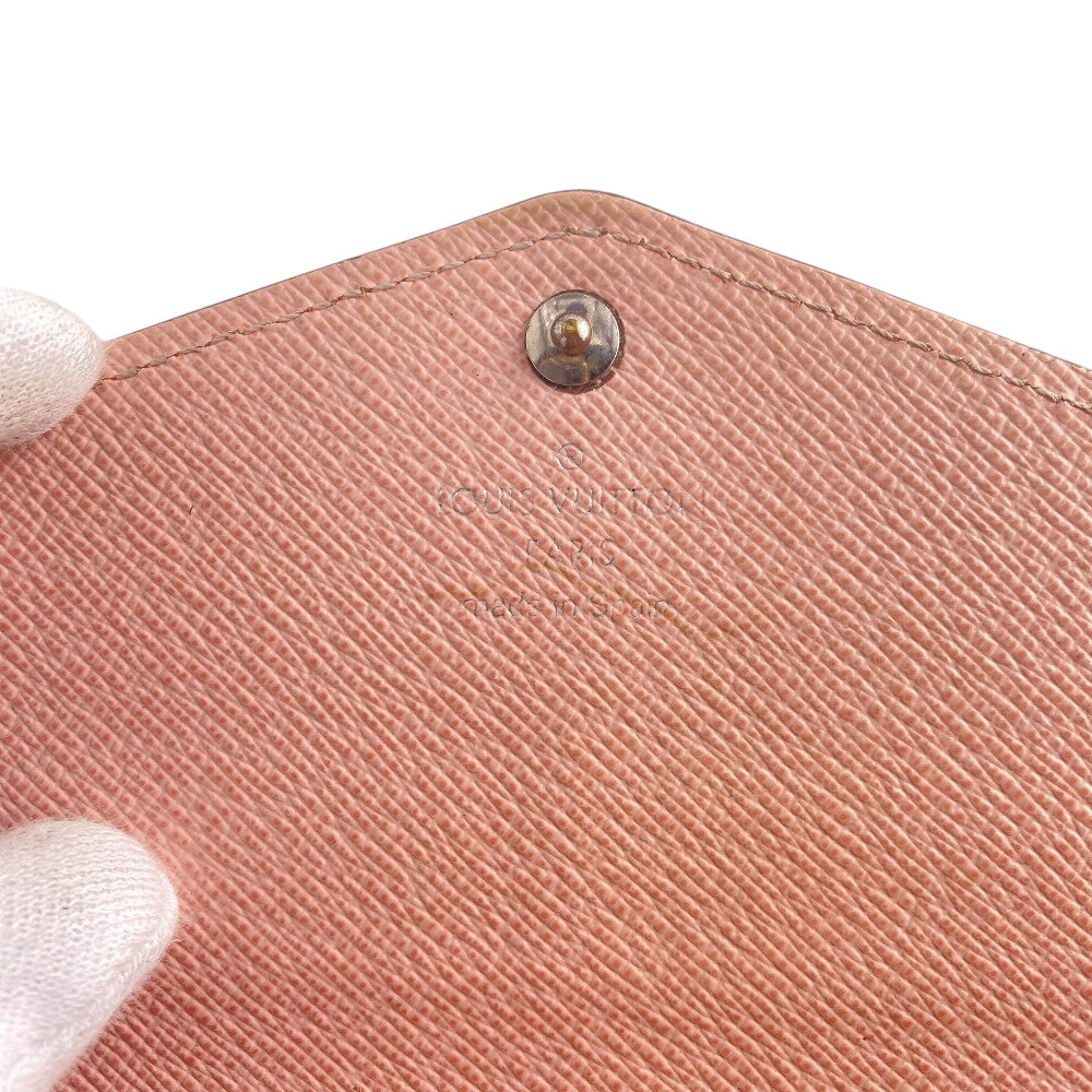 LOUIS VUITTON Long Wallet Purse M61394 leather pink Portefeuille Epi Sarah Rose Ballerine Women Used Authentic