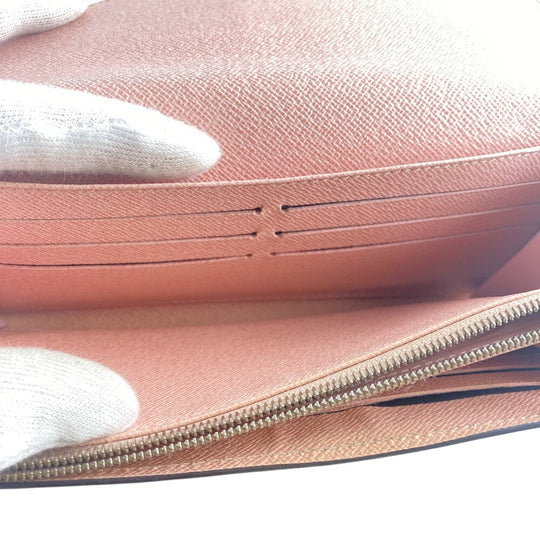 LOUIS VUITTON Long Wallet Purse M61394 leather pink Portefeuille Epi Sarah Rose Ballerine Women Used Authentic