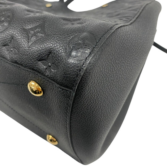 LOUIS VUITTON Handbag M41069 leather black Monogram Ann Platt Montaigne GM Women(Unisex) Used Authentic