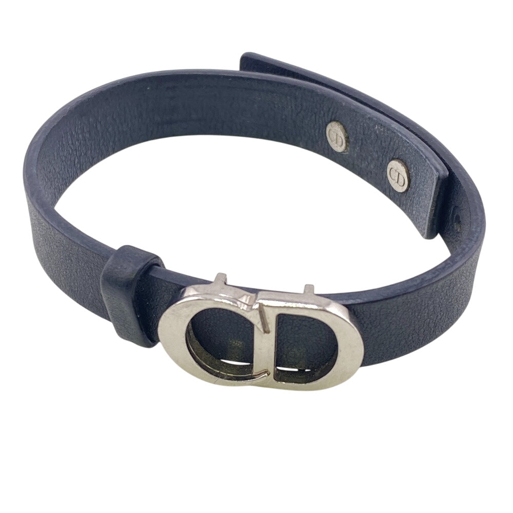 Dior bracelet B1723HOMLE_D004 Calfskin, brass black CD Icon Signature Women(Unisex) Used Authentic