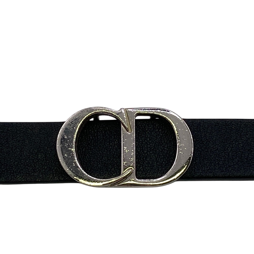 Dior bracelet B1723HOMLE_D004 Calfskin, brass black CD Icon Signature Women(Unisex) Used Authentic