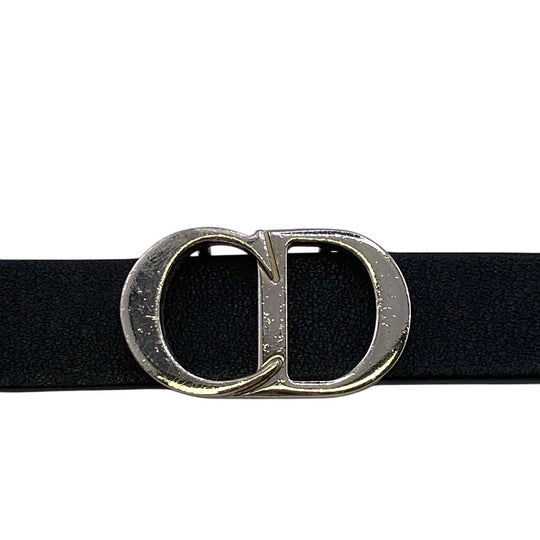 Dior bracelet B1723HOMLE_D004 Calfskin, brass black CD Icon Signature Women(Unisex) Used Authentic