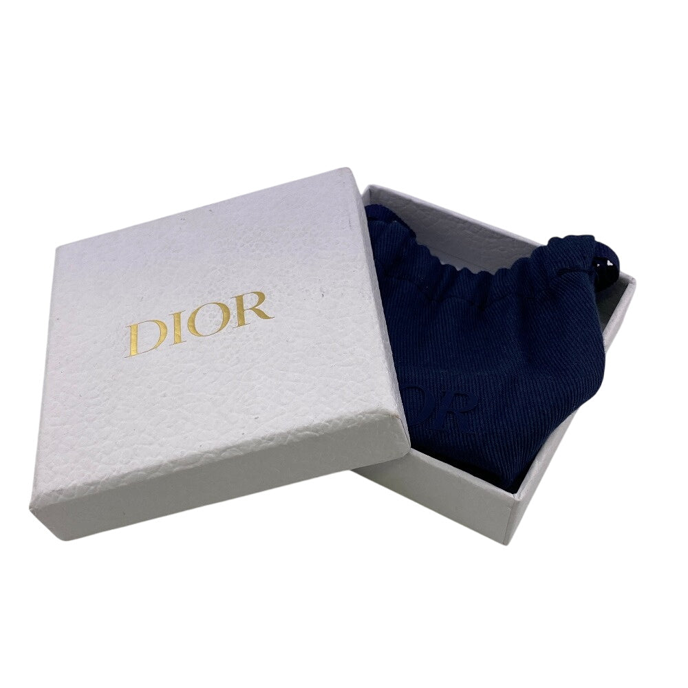 Dior Necklace metal Silver Kihei Chain RIBBON logo Women Used Authentic