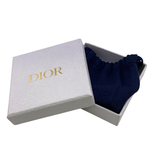 Dior Necklace metal Silver Kihei Chain RIBBON logo Women Used Authentic