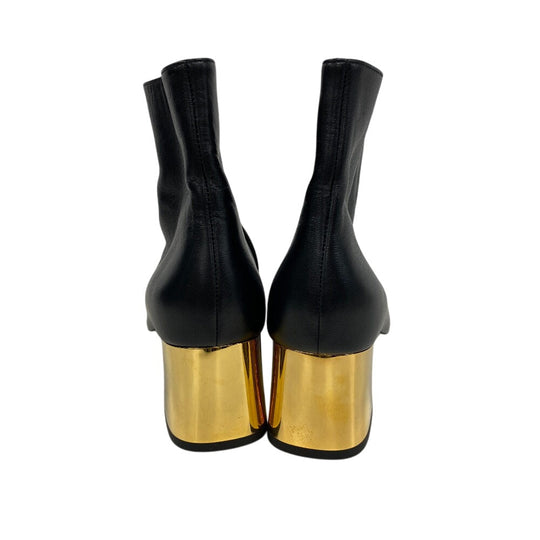 CHANEL boots Patent Leather, Nylon black 2WAY COCO Mark Matrasse K21 Women 39C Used Authentic