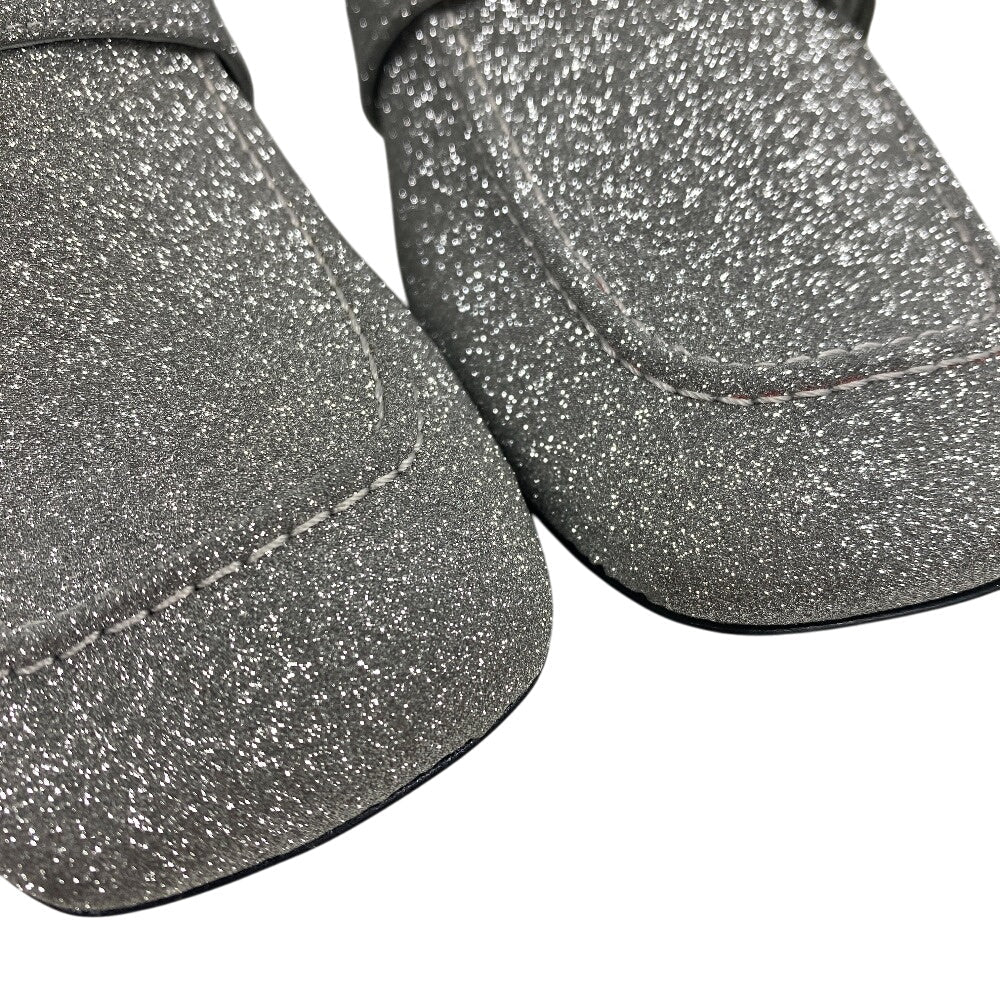 ROGERVIVIER pumps leather Silver Glitter Women 36 1/2 Used Authentic