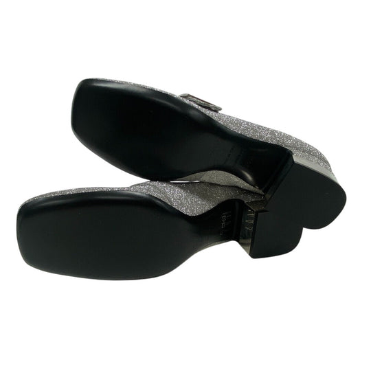 ROGERVIVIER pumps leather Silver Glitter Women 36 1/2 Used Authentic