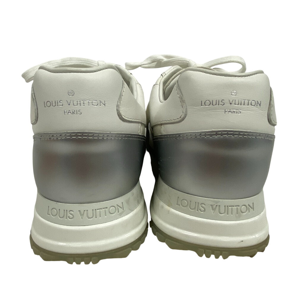 LOUIS VUITTON sneakers GO0261 leather white Monogram Ann Platt Runaway line mens 6.5 Used Authentic