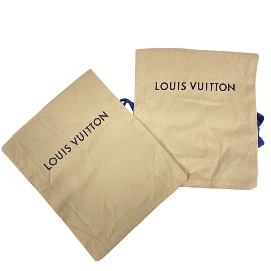 LOUIS VUITTON loafers leather black LV Circle Logo Chain Orsay Line Women 36 1/2 Used Authentic