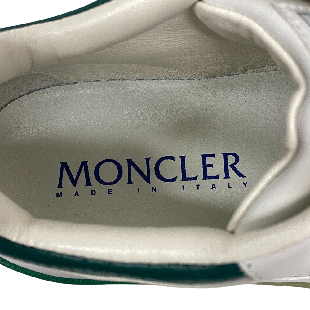 MONCLER sneakers 4M00120 M3578 P08 leather green pivot Women(Unisex) 40 Used Authentic