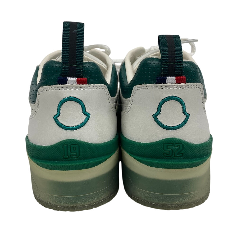 MONCLER sneakers 4M00120 M3578 P08 leather green pivot Women(Unisex) 40 Used Authentic