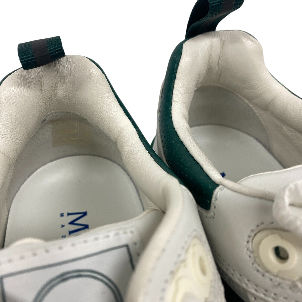 MONCLER sneakers 4M00120 M3578 P08 leather green pivot Women(Unisex) 40 Used Authentic