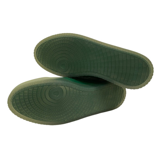 MONCLER sneakers 4M00120 M3578 P08 leather green pivot Women(Unisex) 40 Used Authentic