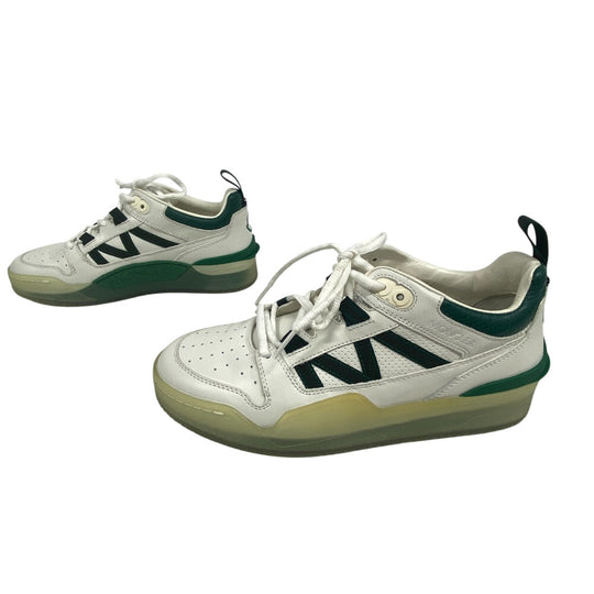 MONCLER sneakers 4M00120 M3578 P08 leather green pivot Women(Unisex) 40 Used Authentic
