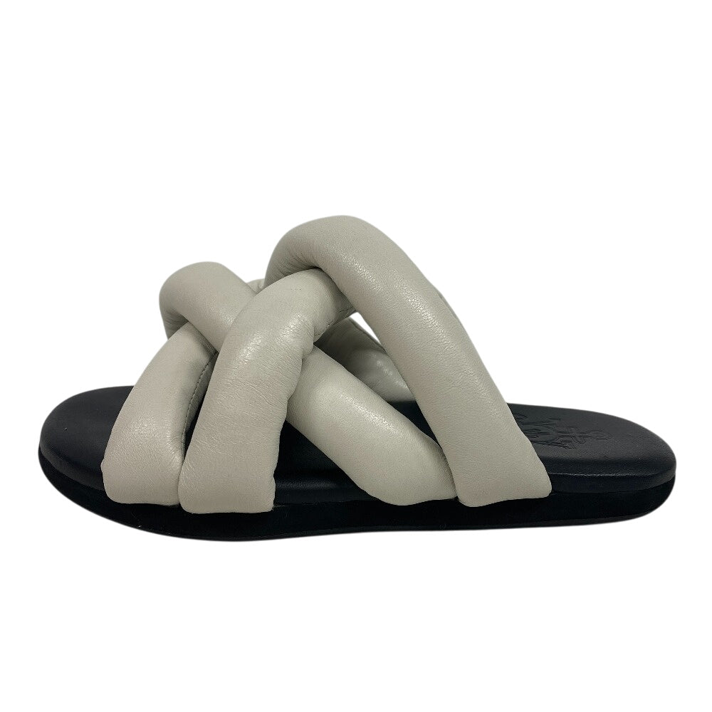 MONCLER Sandals leather white Genius JW Anderson Women(Unisex) 36 Used Authentic