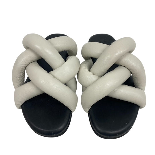 MONCLER Sandals leather white Genius JW Anderson Women(Unisex) 36 Used Authentic