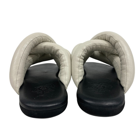 MONCLER Sandals leather white Genius JW Anderson Women(Unisex) 36 Used Authentic