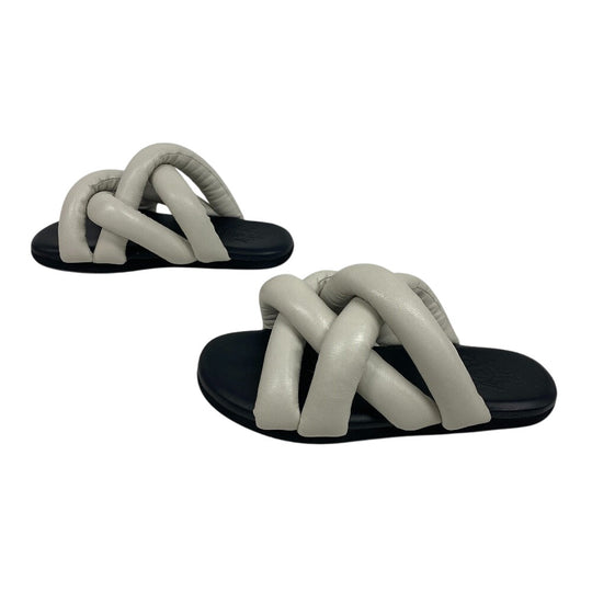 MONCLER Sandals leather white Genius JW Anderson Women(Unisex) 36 Used Authentic